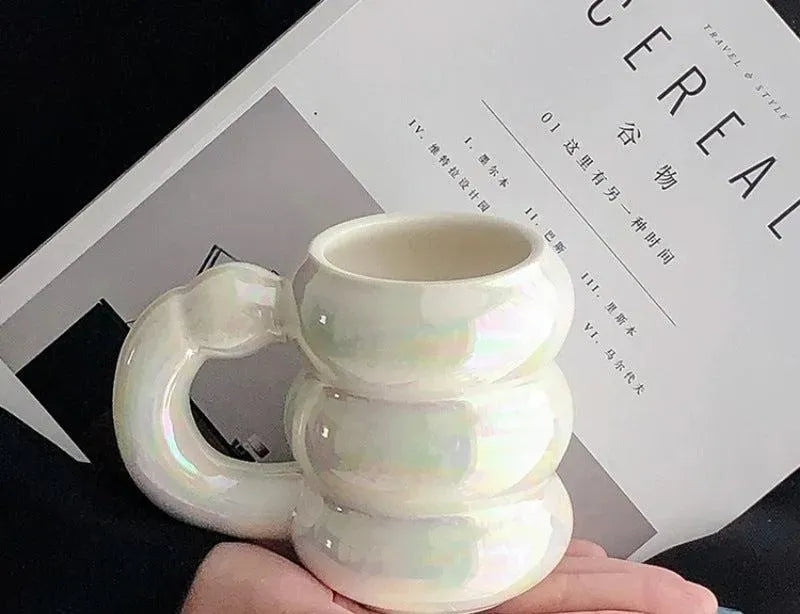 Creative High Sense Good-looking Couple Ceramic Mug - Bellarte Enchanté Creative High Sense Good-looking Couple Ceramic Mug